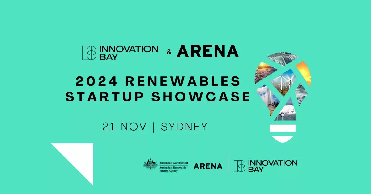 Innovation Bay & ARENA Renewables Startup Showcase